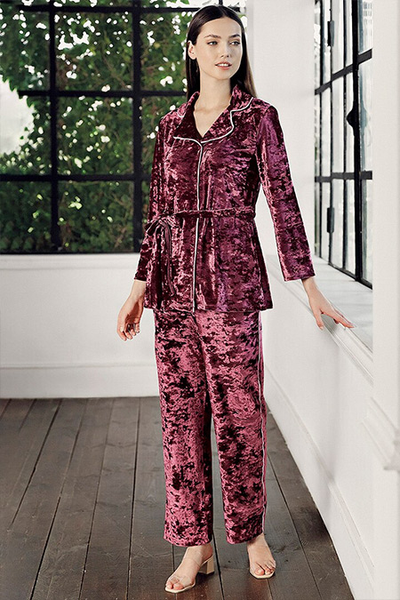 Artış Collection Mercan Kimono İkili Pijama Takımı