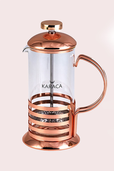 Karaca Coffee Bean French Press 350 Ml Bronze Linear