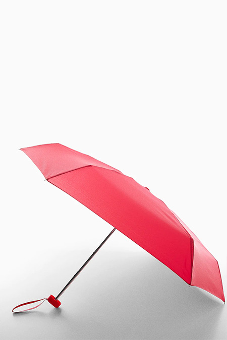 Mango Fuşya Mini Katlanır Şemsiye