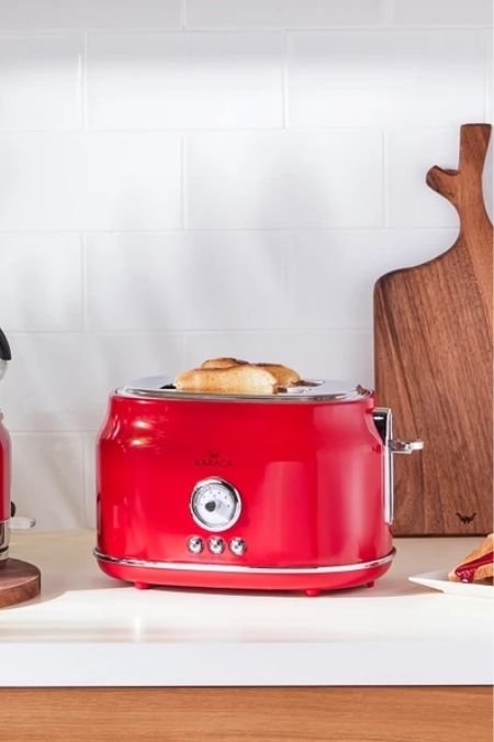 Karaca Kırmızı Retro Ekmek Kızartma Makinesi