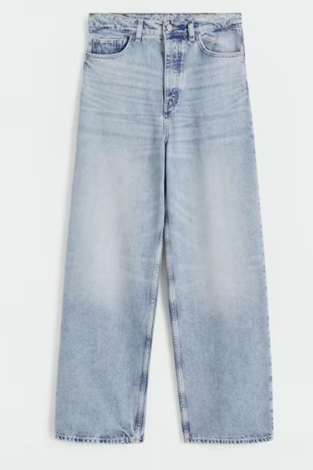 Mango Mavi Wideleg Orta Bel Jean Pantolon